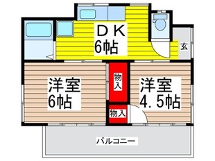 メゾンＭの物件間取画像